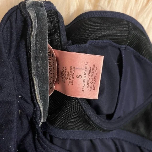 Juicy Couture swimsuit in Navy Blue Y2K - Picture 5 of 5